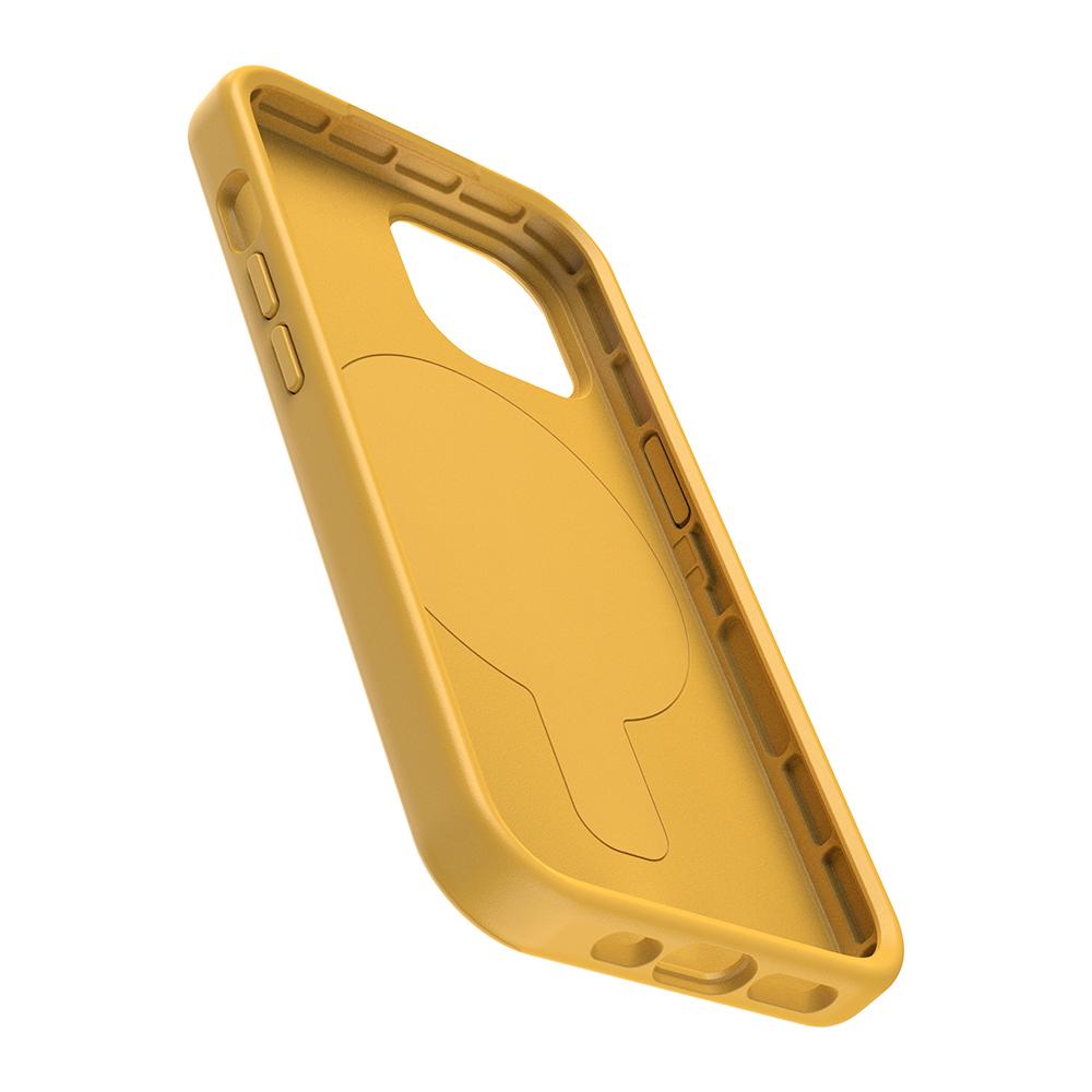 【OtterBox】OtterBox  iPhone 15 6.1吋 OtterGrip Symmetry 炫彩幾何保護殼-黃(支援MagSafe)