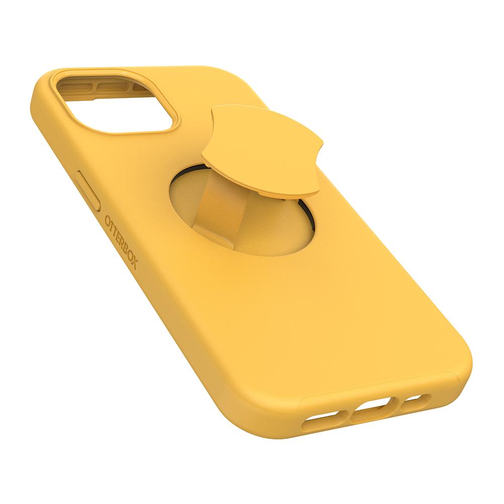 【OtterBox】OtterBox  iPhone 15 6.1吋 OtterGrip Symmetry 炫彩幾何保護殼-黃(支援MagSafe)