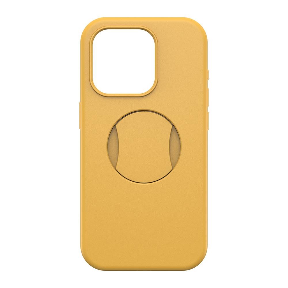 【OtterBox】OtterBox  iPhone 15 Pro 6.1吋 OtterGrip Symmetry 炫彩幾何保護殼-黃(支援MagSafe)