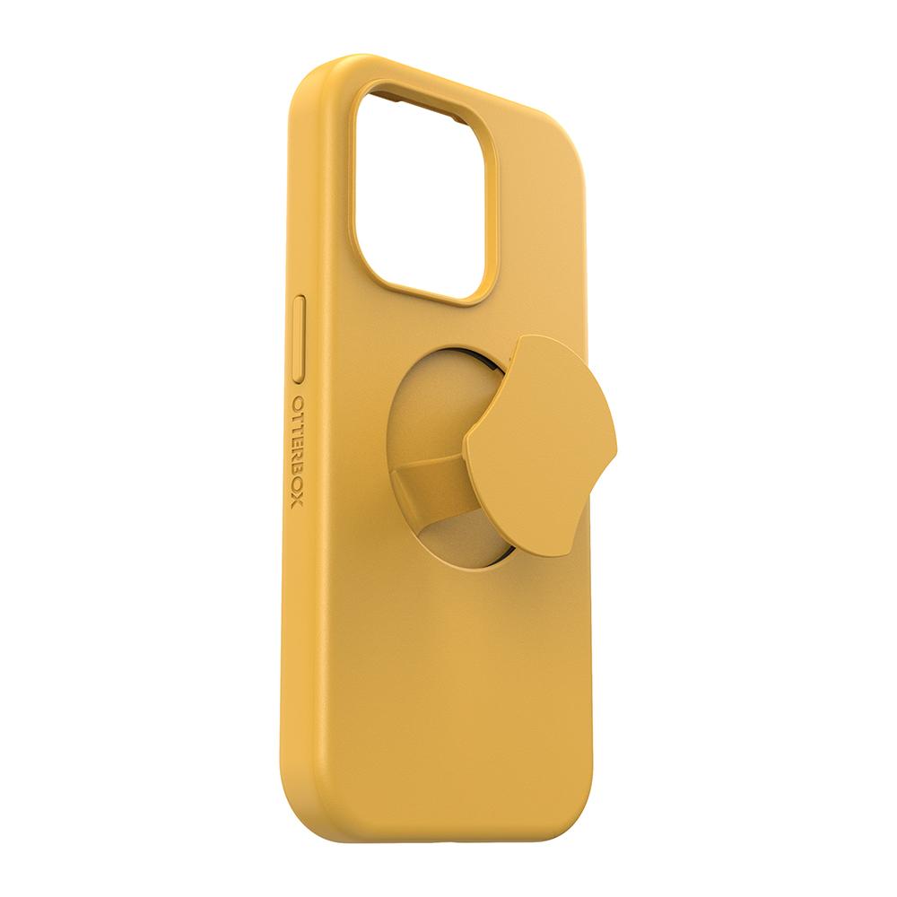 【OtterBox】OtterBox  iPhone 15 Pro 6.1吋 OtterGrip Symmetry 炫彩幾何保護殼-黃(支援MagSafe)