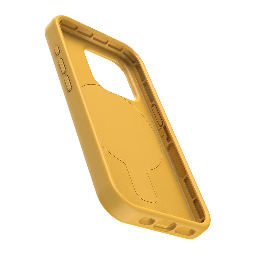 【OtterBox】OtterBox  iPhone 15 Pro 6.1吋 OtterGrip Symmetry 炫彩幾何保護殼-黃(支援MagSafe)