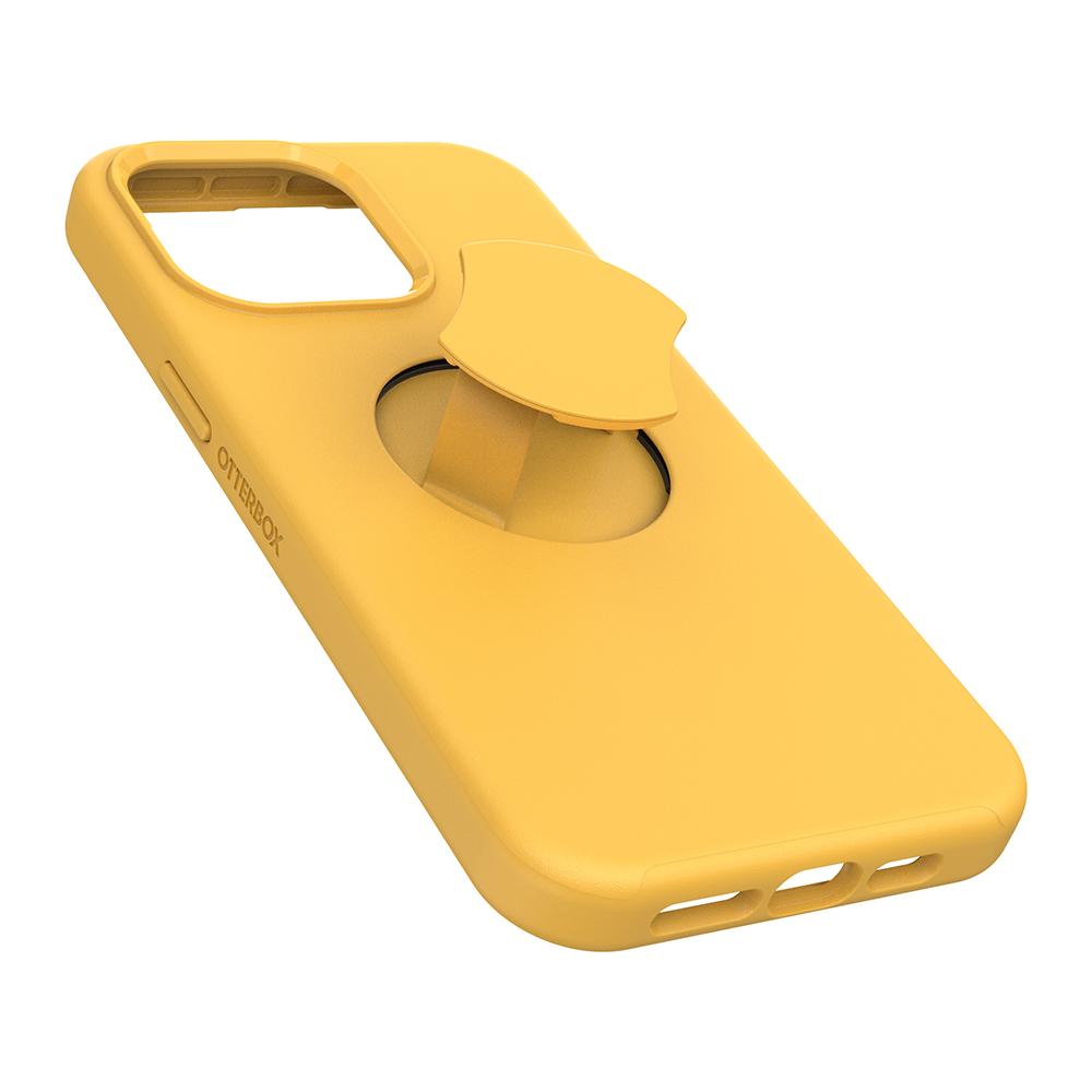 【OtterBox】OtterBox  iPhone 15 Pro Max 6.7吋 OtterGrip Symmetry 炫彩幾何保護殼-黃(支援MagSafe)