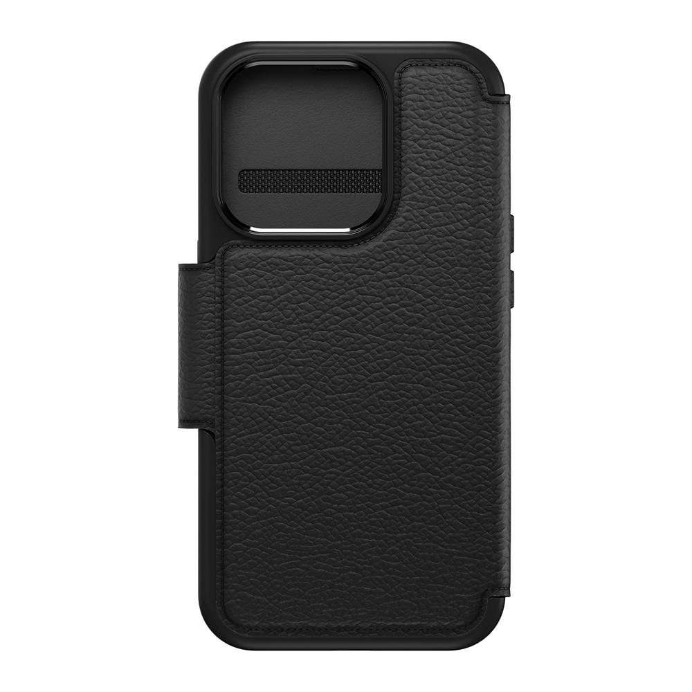 【OtterBox】OtterBox  iPhone 15 Pro 6.1吋 Strada 步道者系列真皮掀蓋保護殼-黑(支援MagSafe)