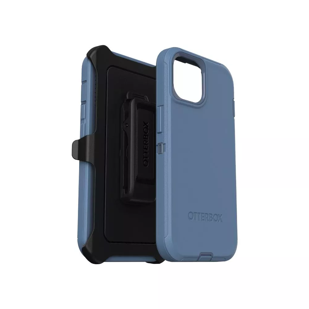 【OtterBox】OtterBox iPhone 15 / 14 / 13 / 16e 6.1吋 Defender 防禦者系列保護殼(藍)