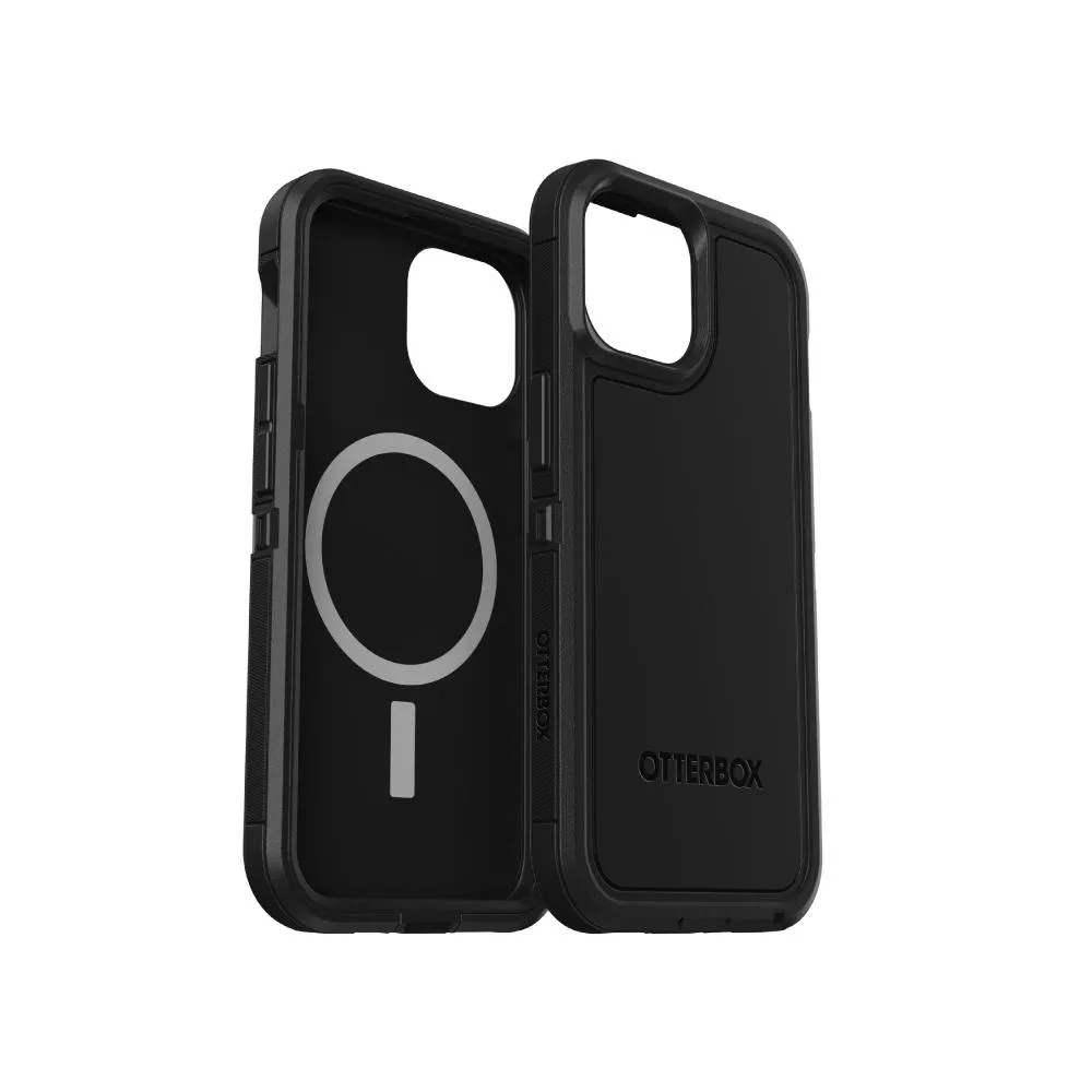 【OtterBox】OtterBox iPhone 15 / 14 / 13 / 16e 6.1吋 Defender XT 防禦者系列保護殼(黑)