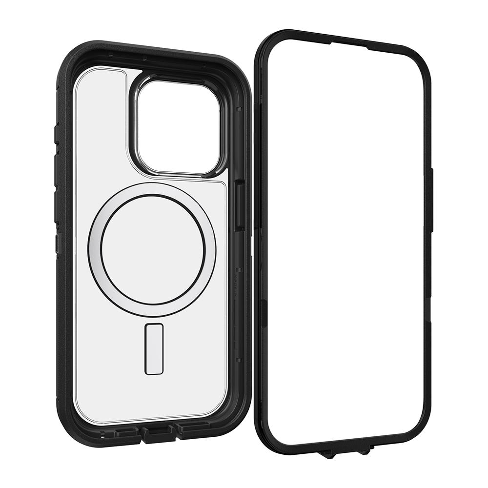 【OtterBox】OtterBox  iPhone 15 Pro 6.1吋 Defender XT 防禦者系列保護殼(黑透)