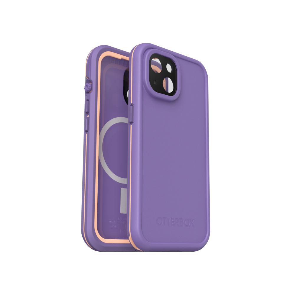 OtterBox LifeProof iPhone 15 6.1吋 Fre 全方位防水/雪/震/泥 保護殼-紫 (支援MagSafe)