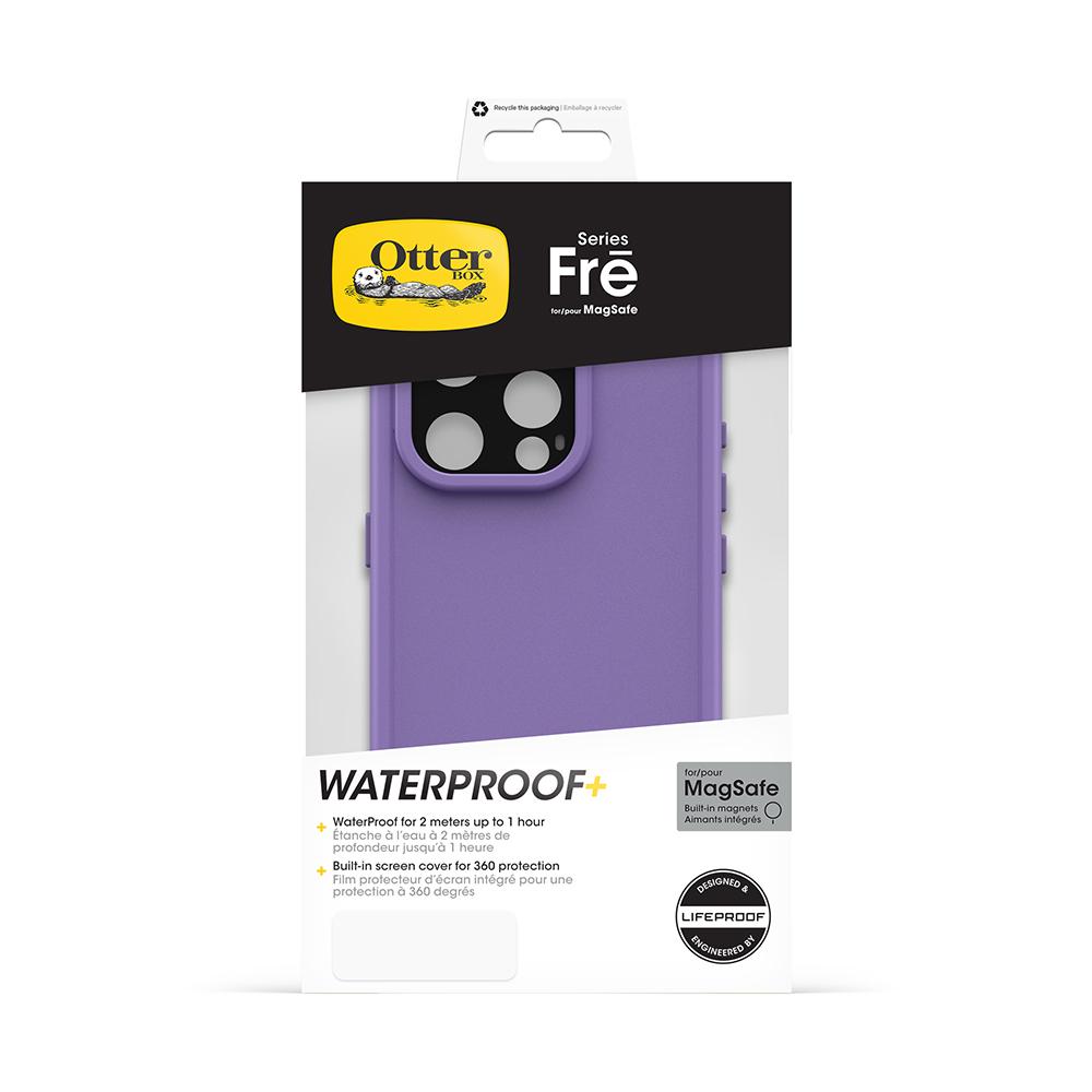 OtterBox LifeProof iPhone 15 Pro 6.1吋 Fre 全方位防水/雪/震/泥 保護殼-紫 (支援MagSafe)