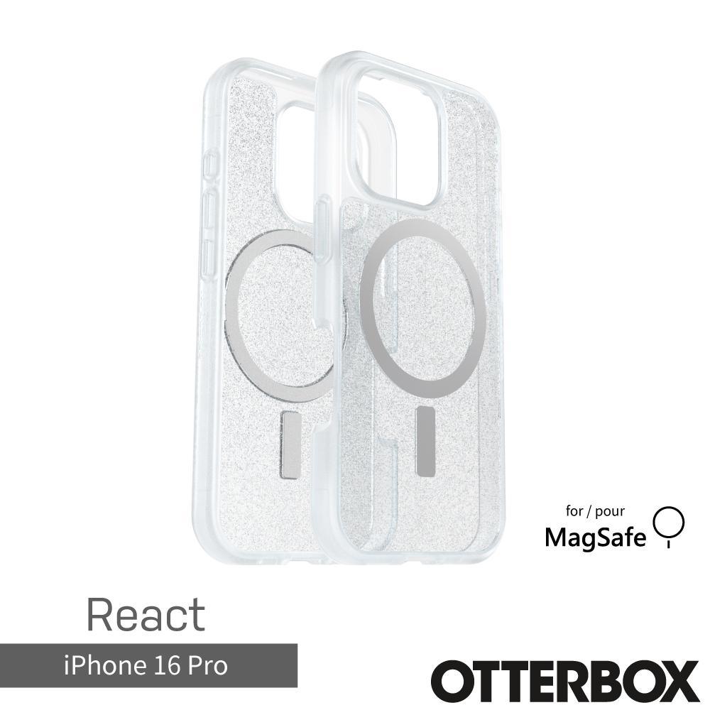 【OtterBox】iPhone 16 Pro 6.3吋 React 輕透防摔殼-星塵(支援MagSafe)