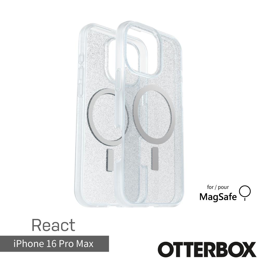 【OtterBox】iPhone 16 Pro Max 6.9吋 React 輕透防摔殼-星塵(支援MagSafe)