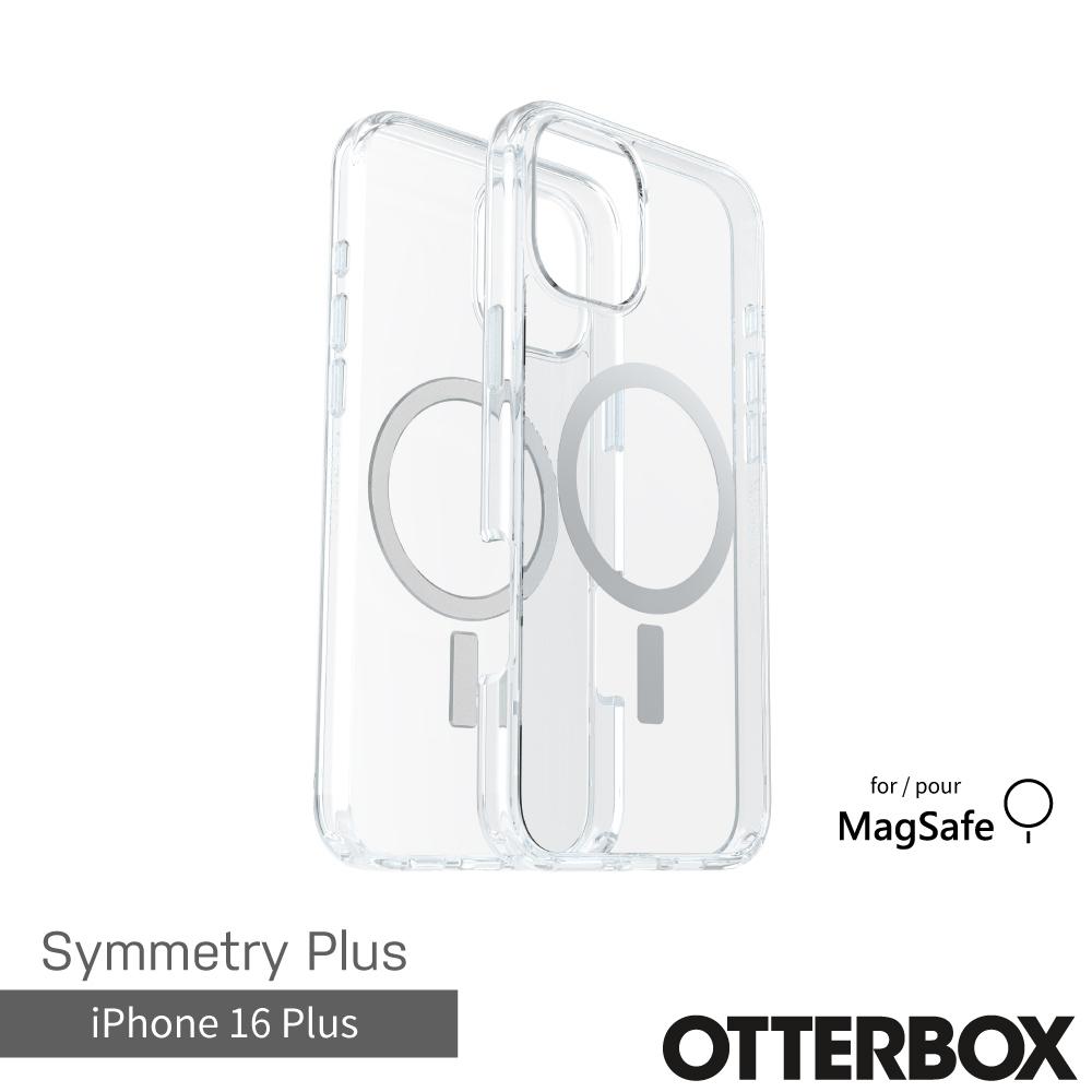 【OtterBox】iPhone 16 Plus 6.7吋 Symmetry Plus 炫彩幾何保護殼-透(支援MagSafe)