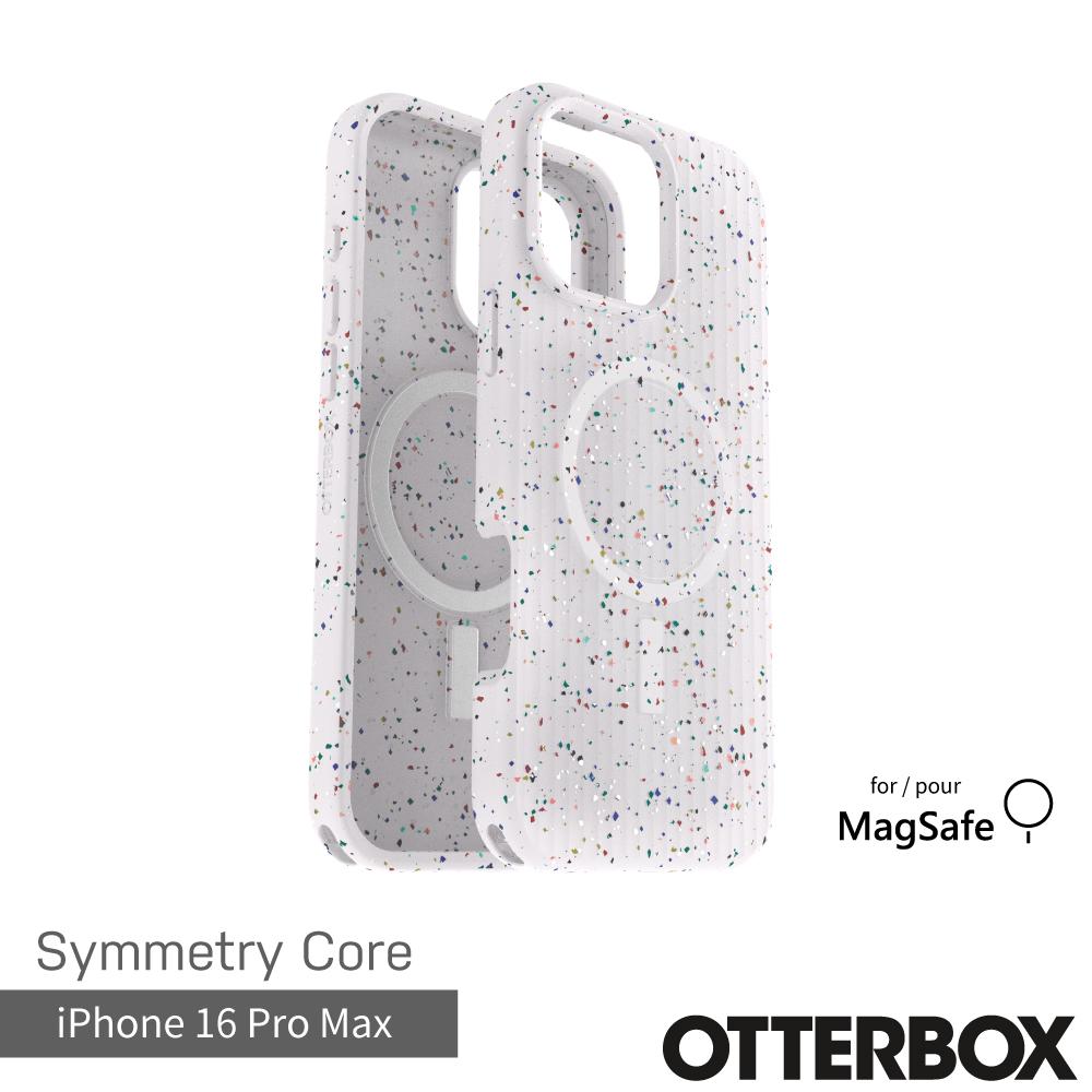 【OtterBox】iPhone 16 Pro Max 6.9吋 Symmetry Core 炫彩幾何保護殼-星塵白(支援MagSafe)