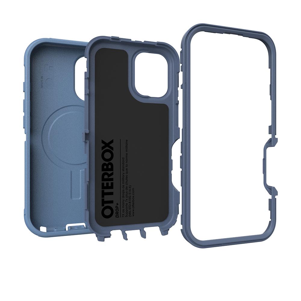 【OtterBox】iPhone 16 6.1吋 Defender 防禦者系列保護殼-藍(支援MagSafe)