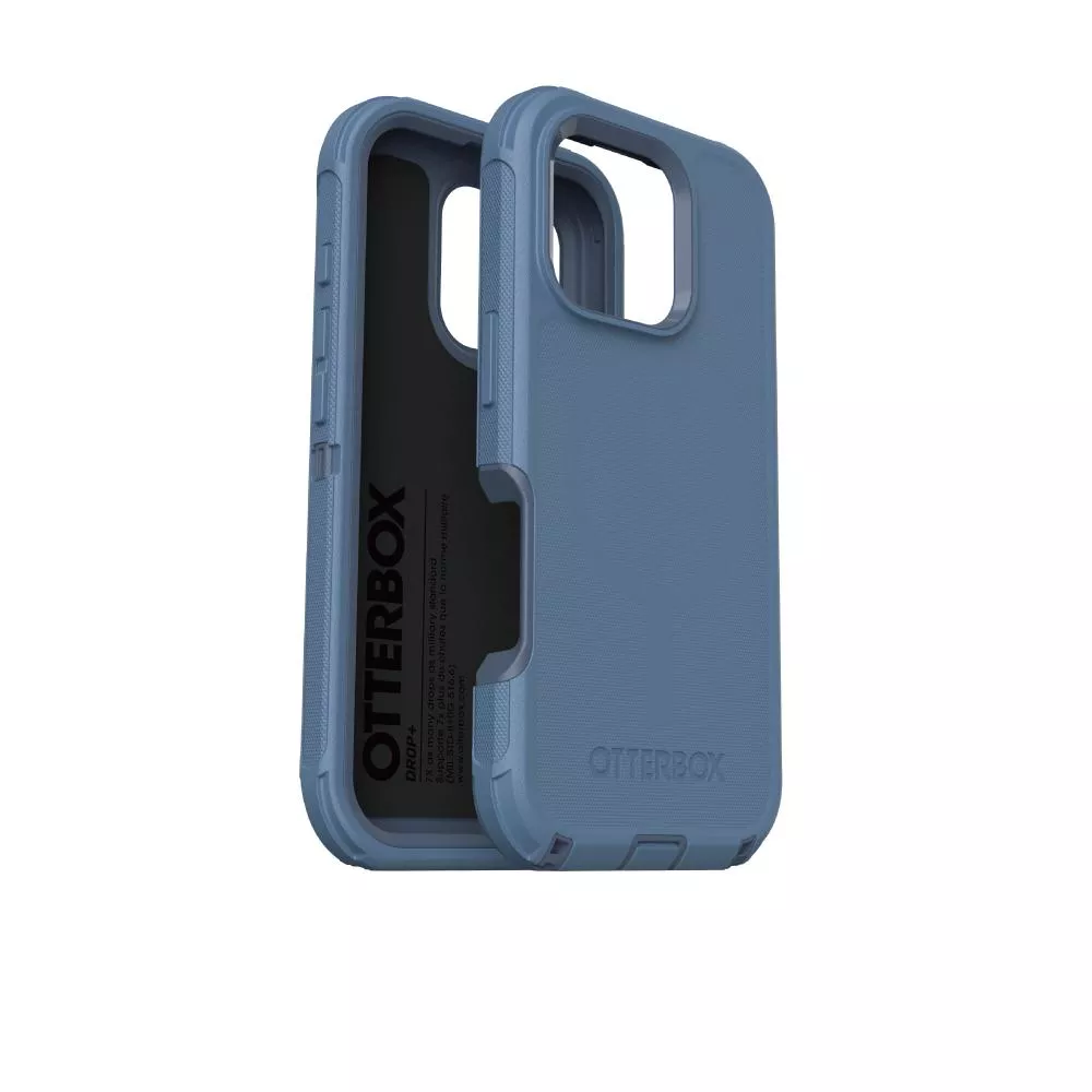 【OtterBox】iPhone 16 Pro 6.3吋 Defender 防禦者系列保護殼-藍(支援MagSafe)
