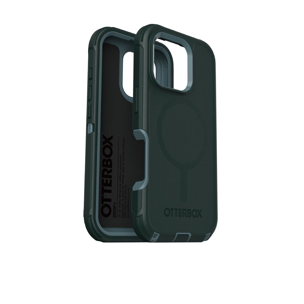 【OtterBox】iPhone 16 Pro 6.3吋 Defender 防禦者系列保護殼-綠(支援MagSafe)