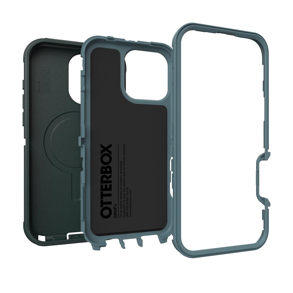 【OtterBox】iPhone 16 Pro Max 6.9吋 Defender 防禦者系列保護殼-綠(支援MagSafe)