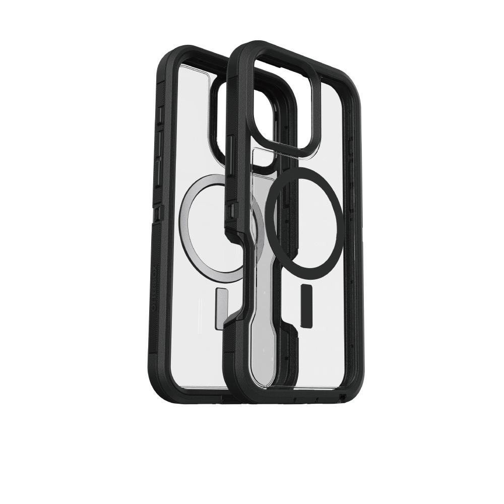 【OtterBox】iPhone 16 Pro Max 6.9吋 Defender XT 防禦者系列保護殼-黑透(支援MagSafe)