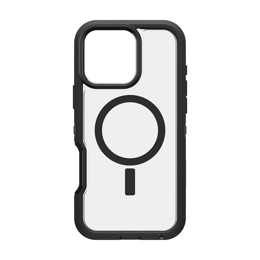 【OtterBox】iPhone 16 Pro Max 6.9吋 Defender XT 防禦者系列保護殼-黑透(支援MagSafe)