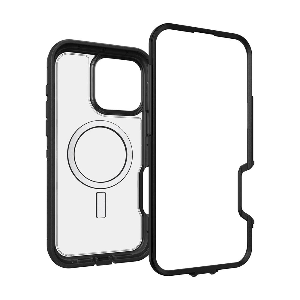 【OtterBox】iPhone 16 Pro Max 6.9吋 Defender XT 防禦者系列保護殼-黑透(支援MagSafe)