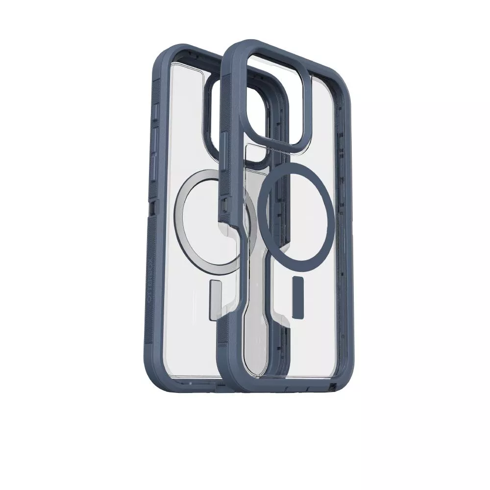 【OtterBox】iPhone 16 Pro Max 6.9吋 Defender XT 防禦者系列保護殼-藍透(支援MagSafe)