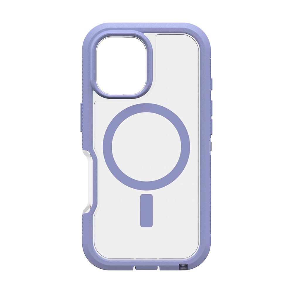 【OtterBox】iPhone 16 6.1吋 Defender XT 防禦者系列保護殼-紫透(支援MagSafe)