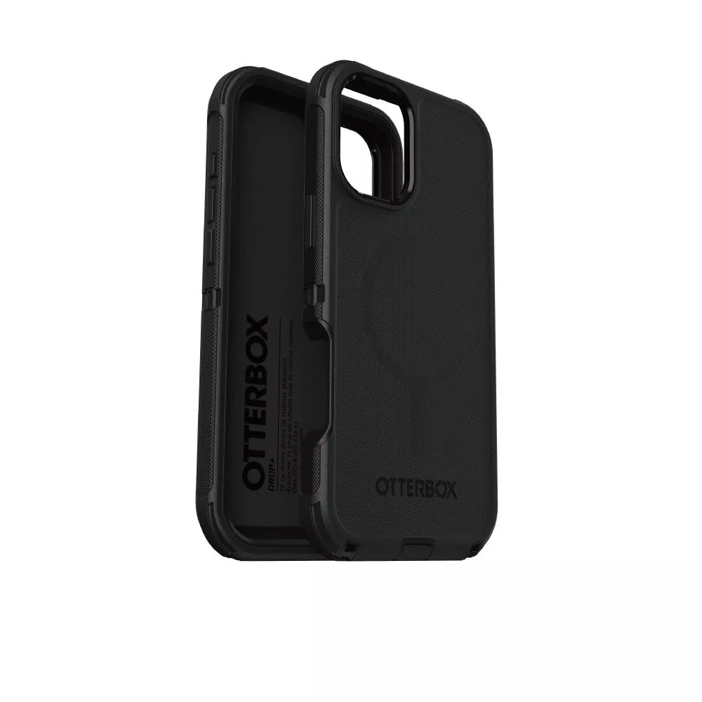 【OtterBox】iPhone 16 Plus 6.7吋 Defender 防禦者系列保護殼-黑(支援MagSafe)