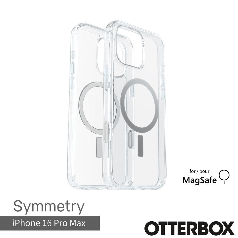 【OtterBox】iPhone 16 Pro Max 6.9吋 Symmetry 炫彩幾何保護殼-透(支援MagSafe 附相機控制感應)