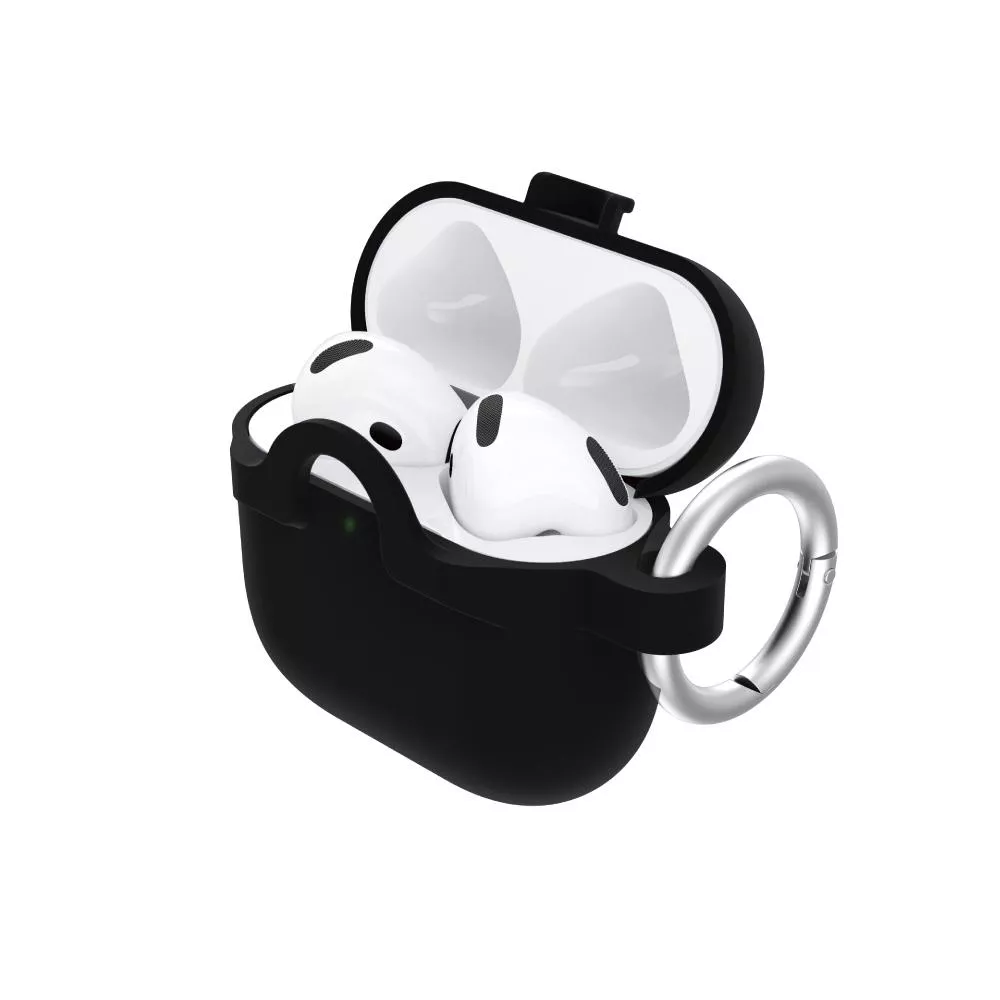 OtterBox AirPods 4 卡扣式防摔保護殼-黑
