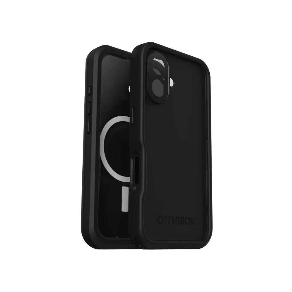 OtterBox LifeProof iPhone 16 6.1吋 Fre 全方位防水/雪/震/泥 保護殼-黑 (支援MagSafe)
