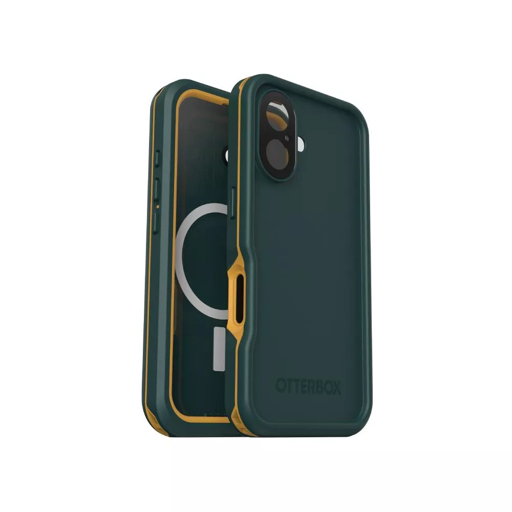 OtterBox LifeProof iPhone 16 6.1吋 Fre 全方位防水/雪/震/泥 保護殼-綠 (支援MagSafe)