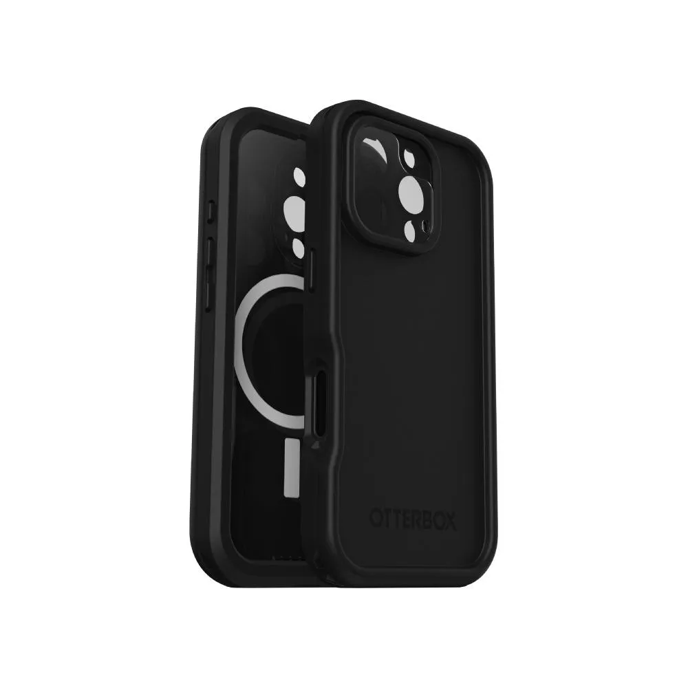 OtterBox LifeProof iPhone 16 Pro 6.3吋 Fre 全方位防水/雪/震/泥 保護殼-黑 (支援MagSafe)