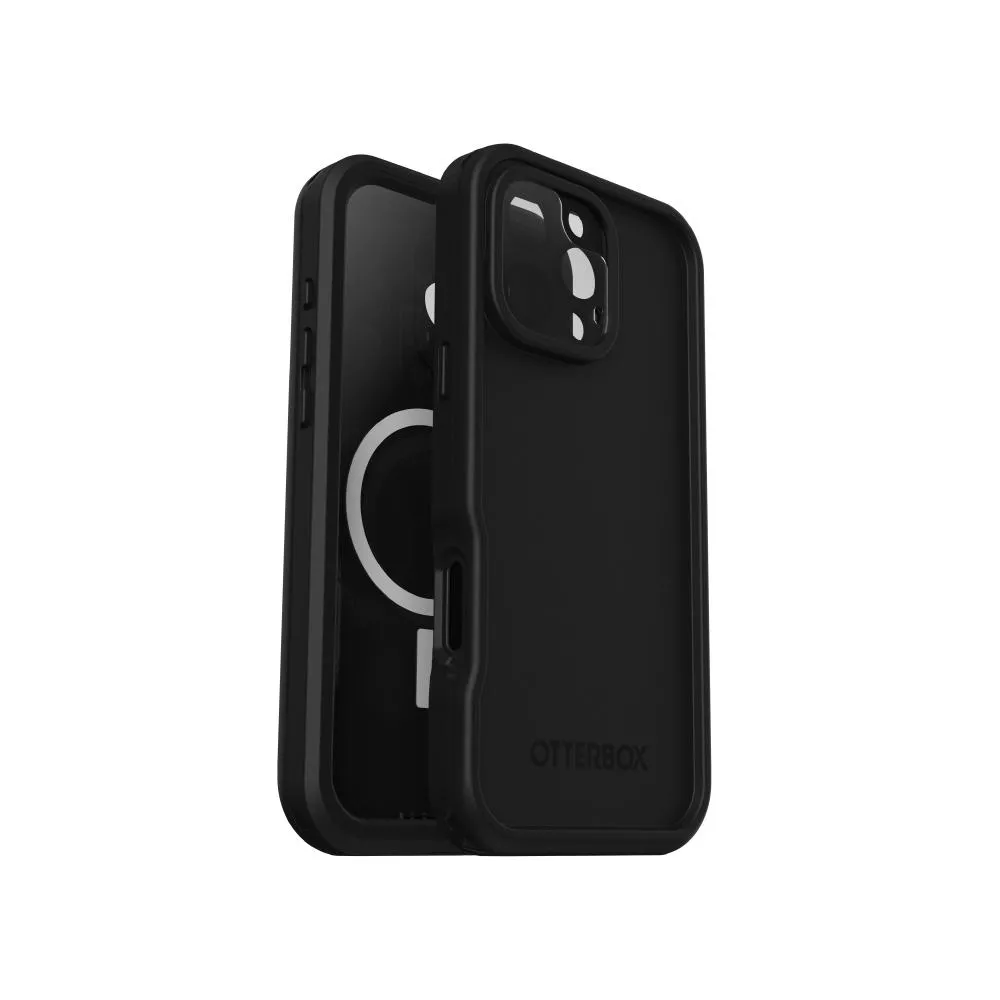 OtterBox LifeProof iPhone 16 Pro Max 6.9吋 Fre 全方位防水/雪/震/泥 保護殼-黑 (支援MagSafe)
