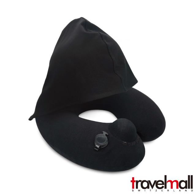 Travelmall 專利 3D 按壓式充氣連帽枕