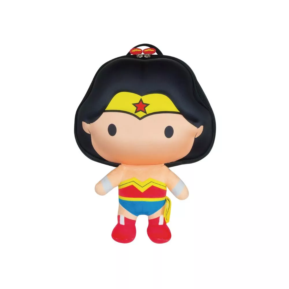 DC正義聯盟兒童授權大頭公仔背包-神力女超人