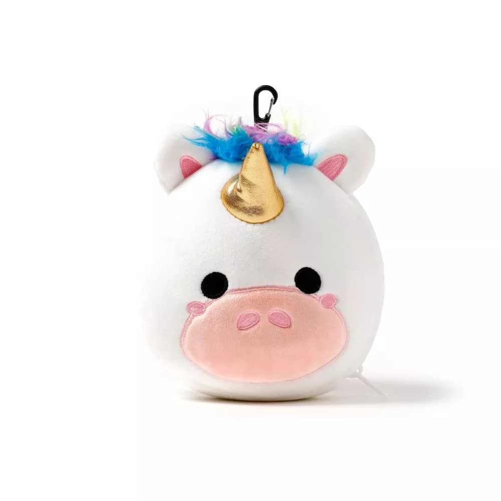 Travelmall 2IN1多功能旅行舒適枕頭眼罩-獨角獸