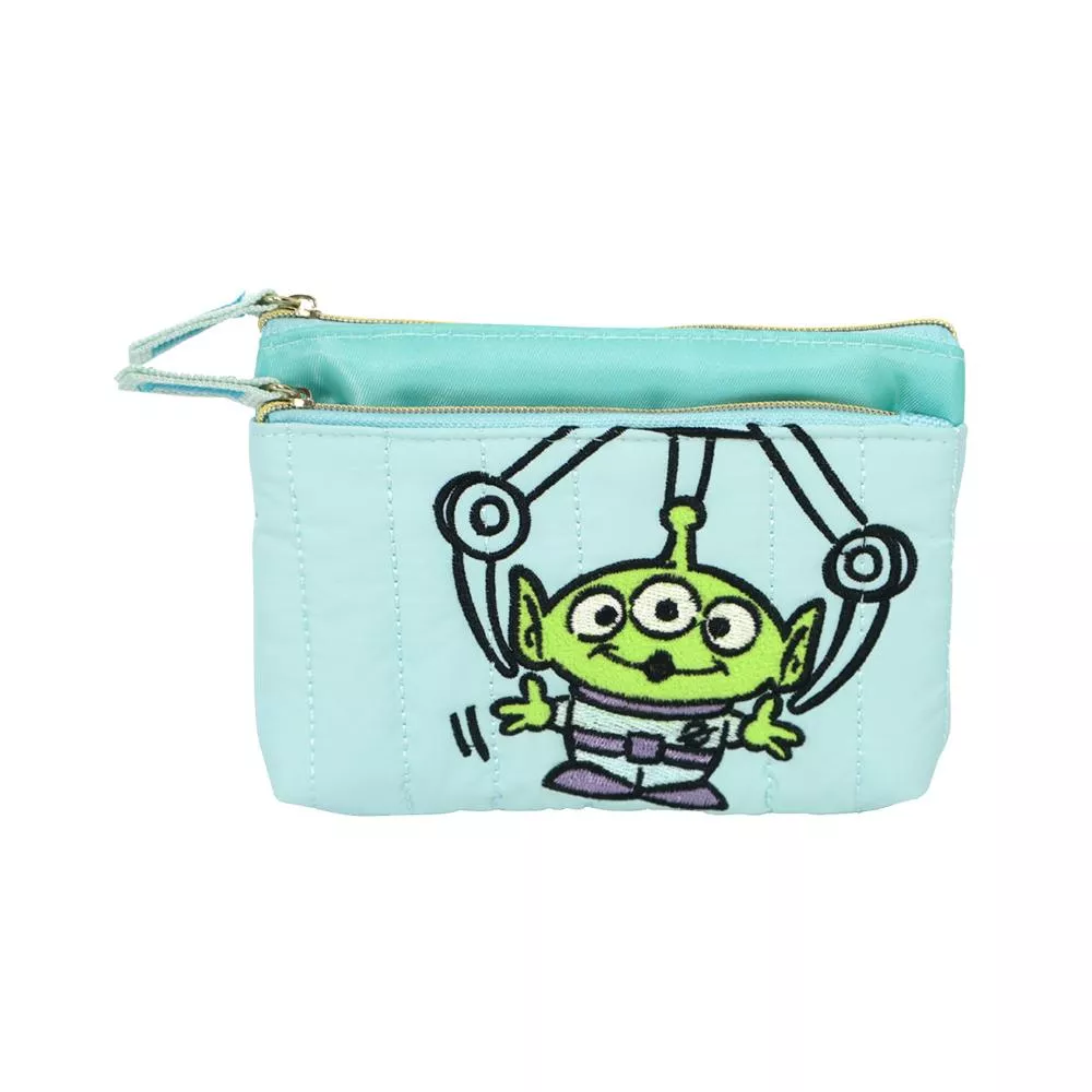 EverWin 迪士尼正版授權_Toy Story_三眼怪萬用零錢包 (藍綠)
