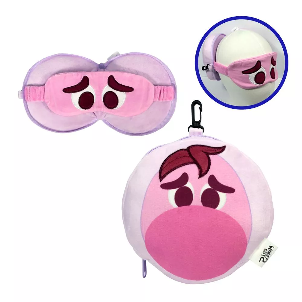 EverWin 迪士尼正版授權_腦筋急轉彎_2in1眼罩+枕頭 (阿羞)