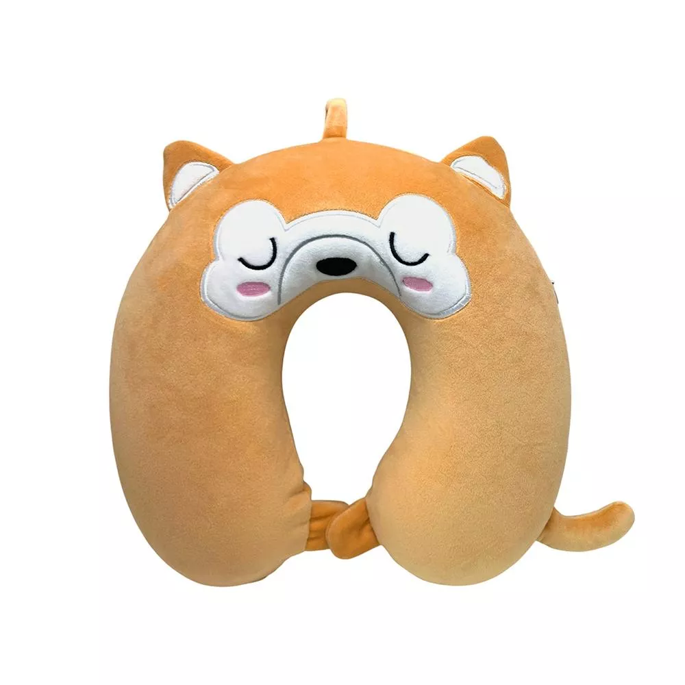 Travelmall 旅行舒適記憶頸枕-柴犬