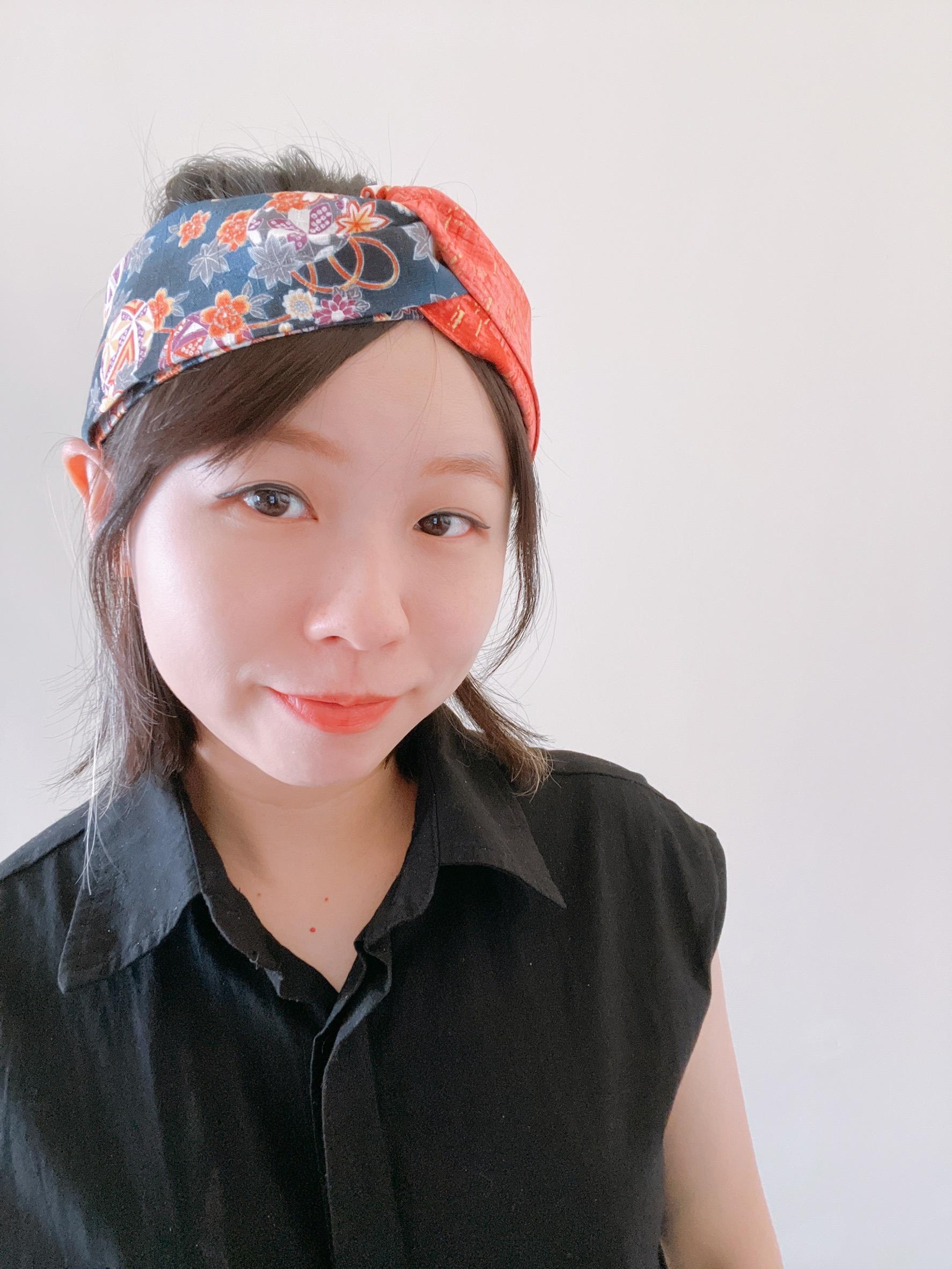 緋紅楓鞠-和風 日式 髮帶 髮箍 髮飾