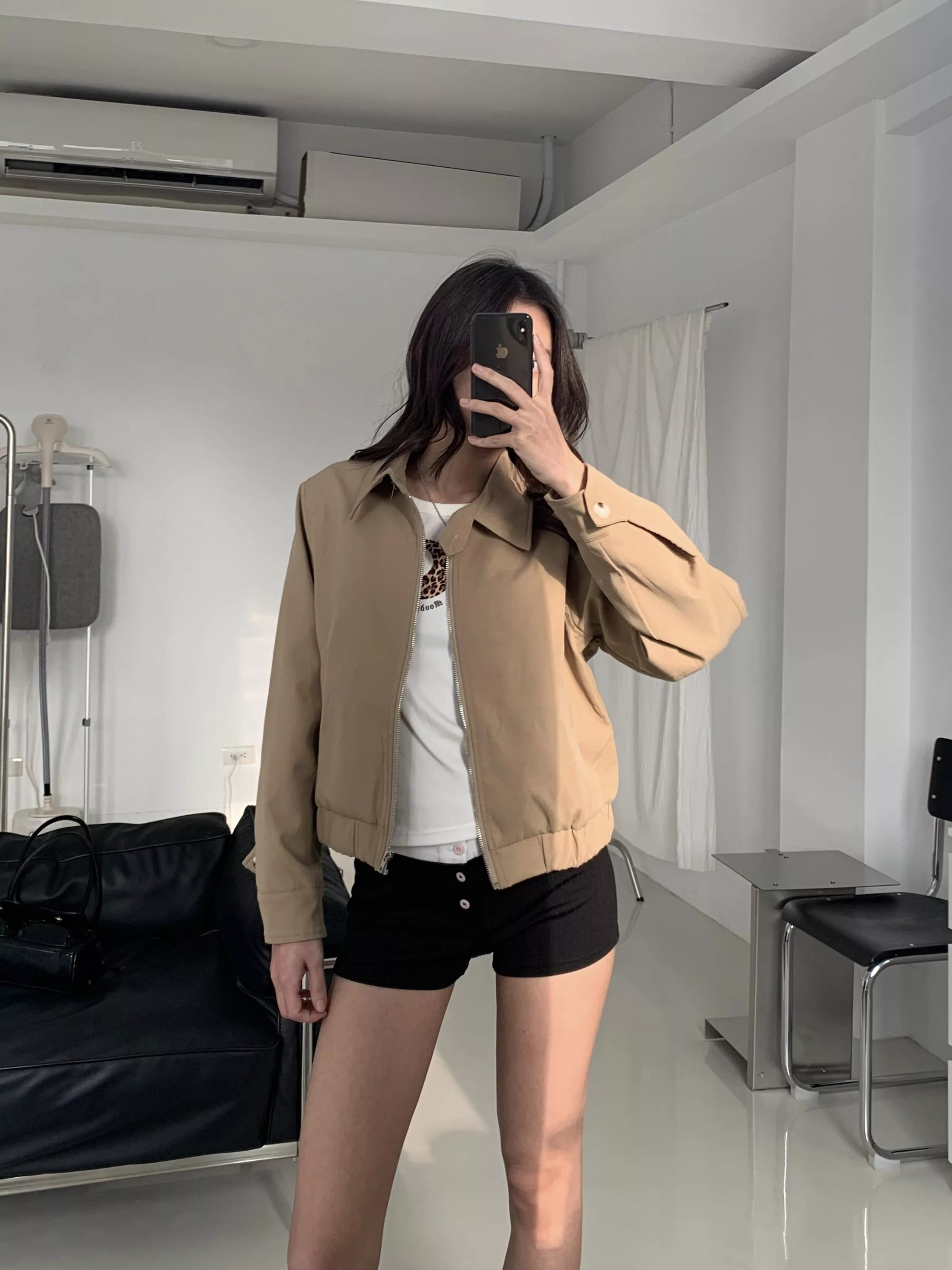 夏季卡其率性夾克外套(khaki)(S/M)