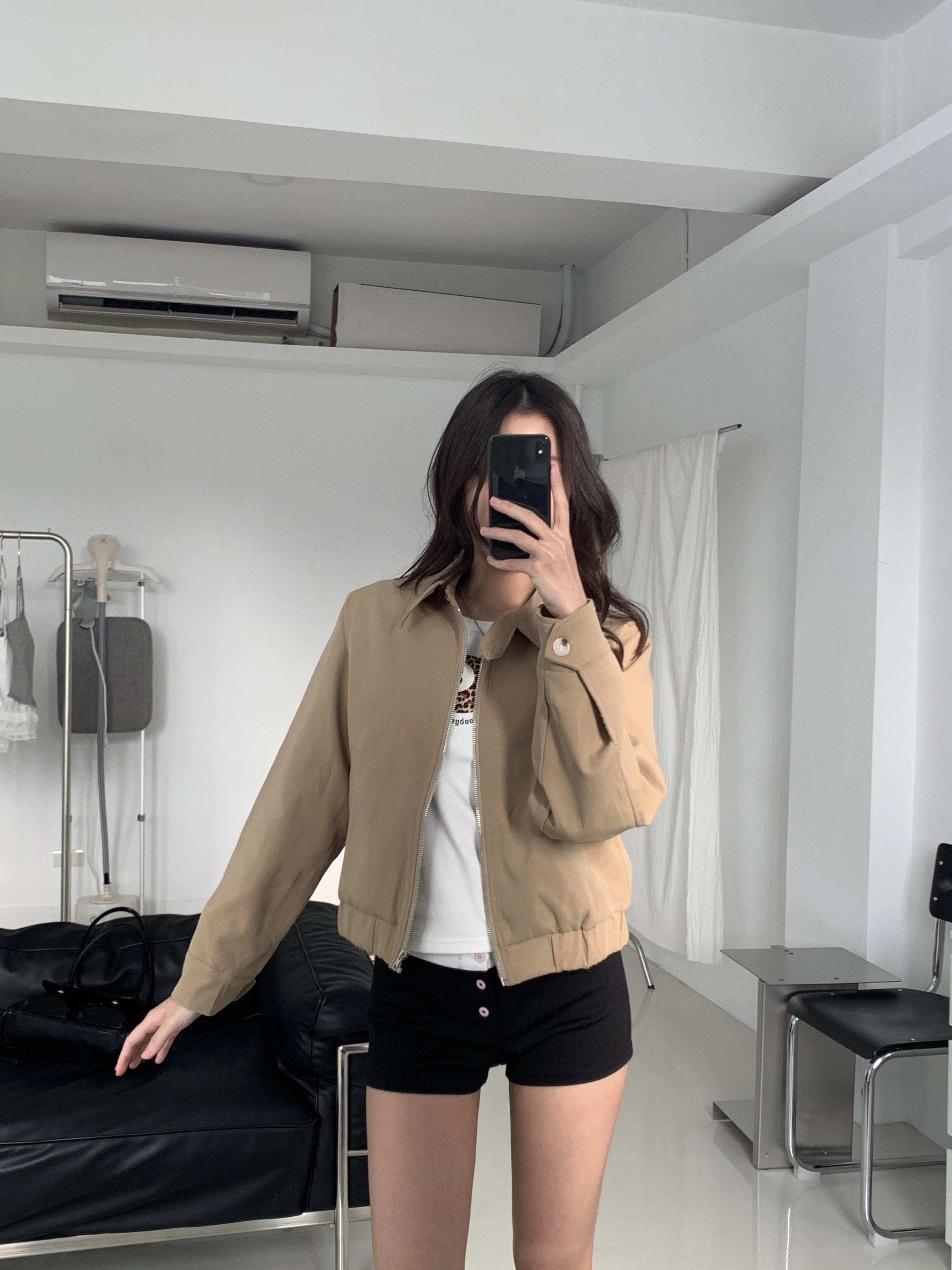 夏季卡其率性夾克外套(khaki)(S/M)