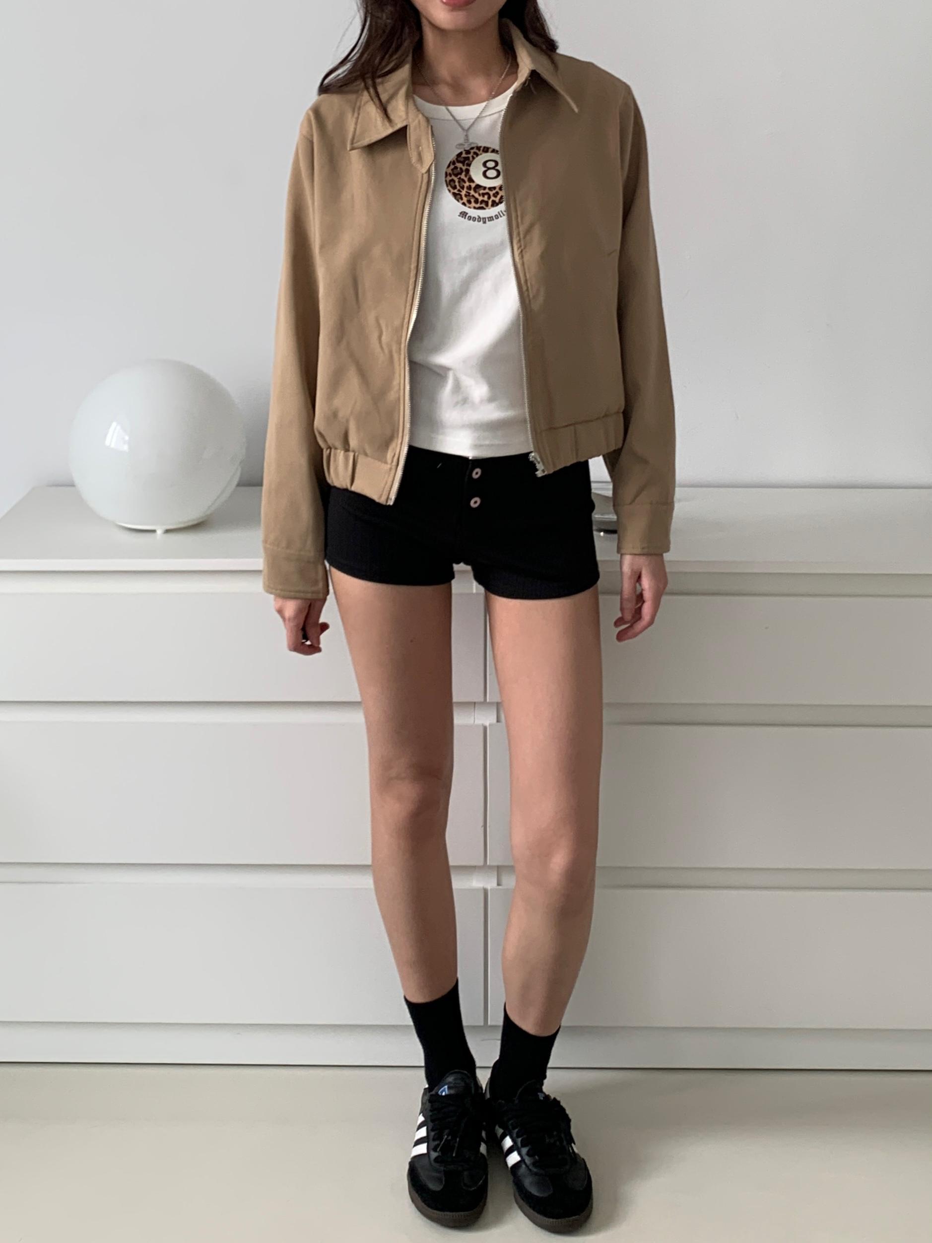夏季卡其率性夾克外套(khaki)(S/M)