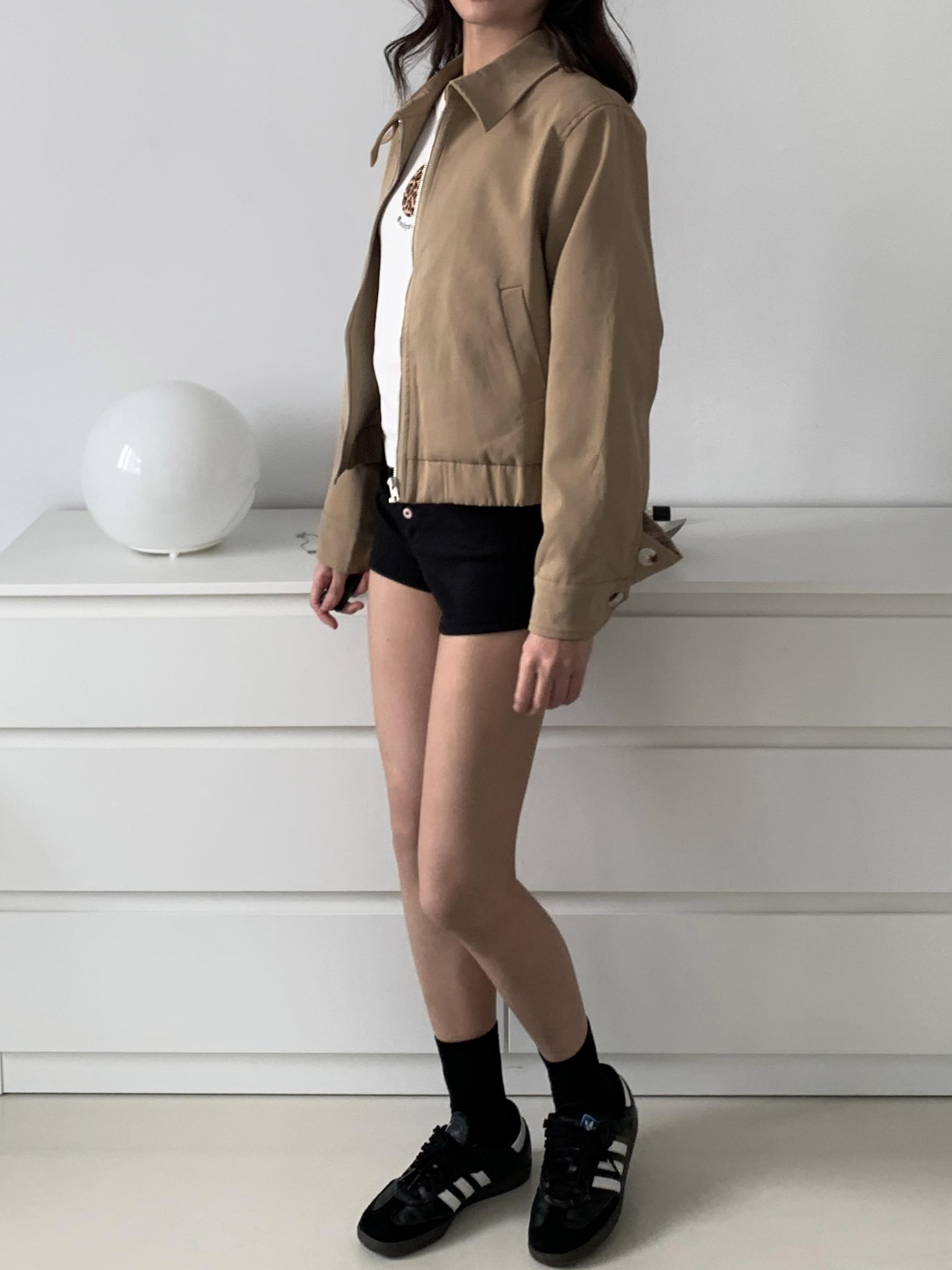 夏季卡其率性夾克外套(khaki)(S/M)