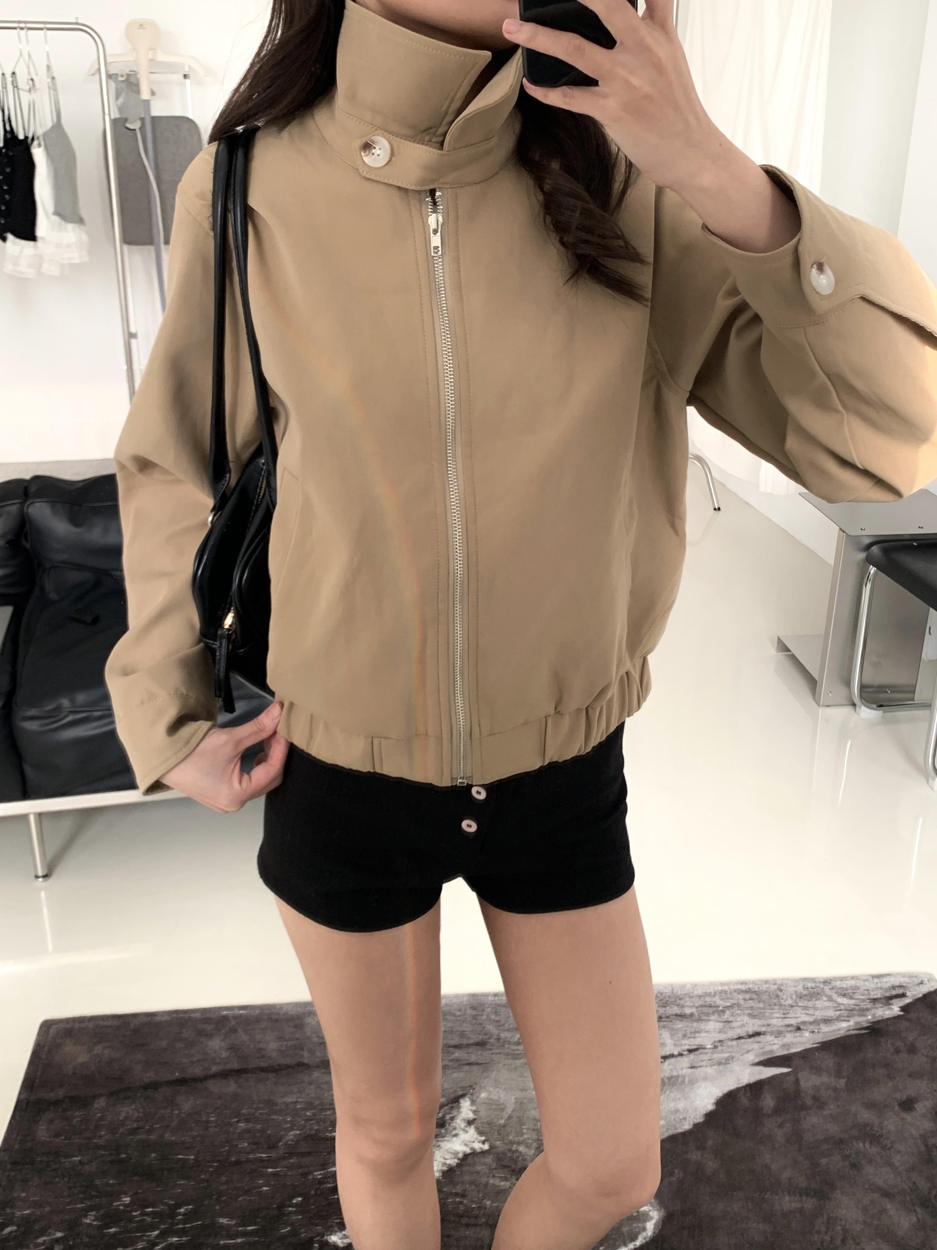 夏季卡其率性夾克外套(khaki)(S/M)