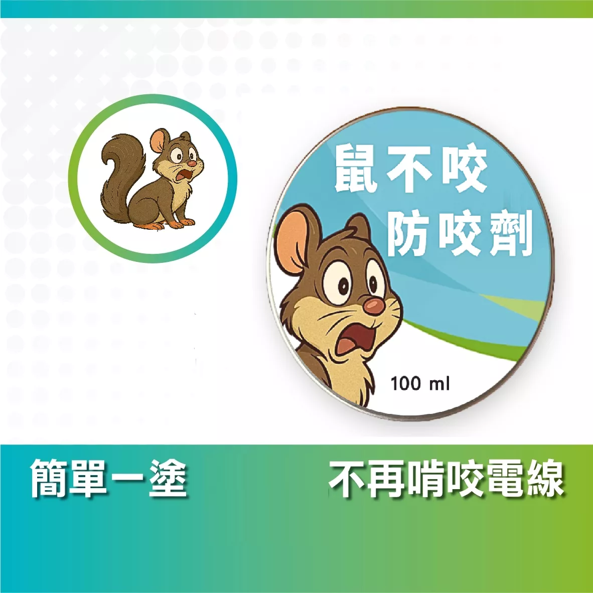 鼠不咬防咬劑(100g)(新品上市特惠中)超好用驅鼠劑讓您輕鬆驅鼠