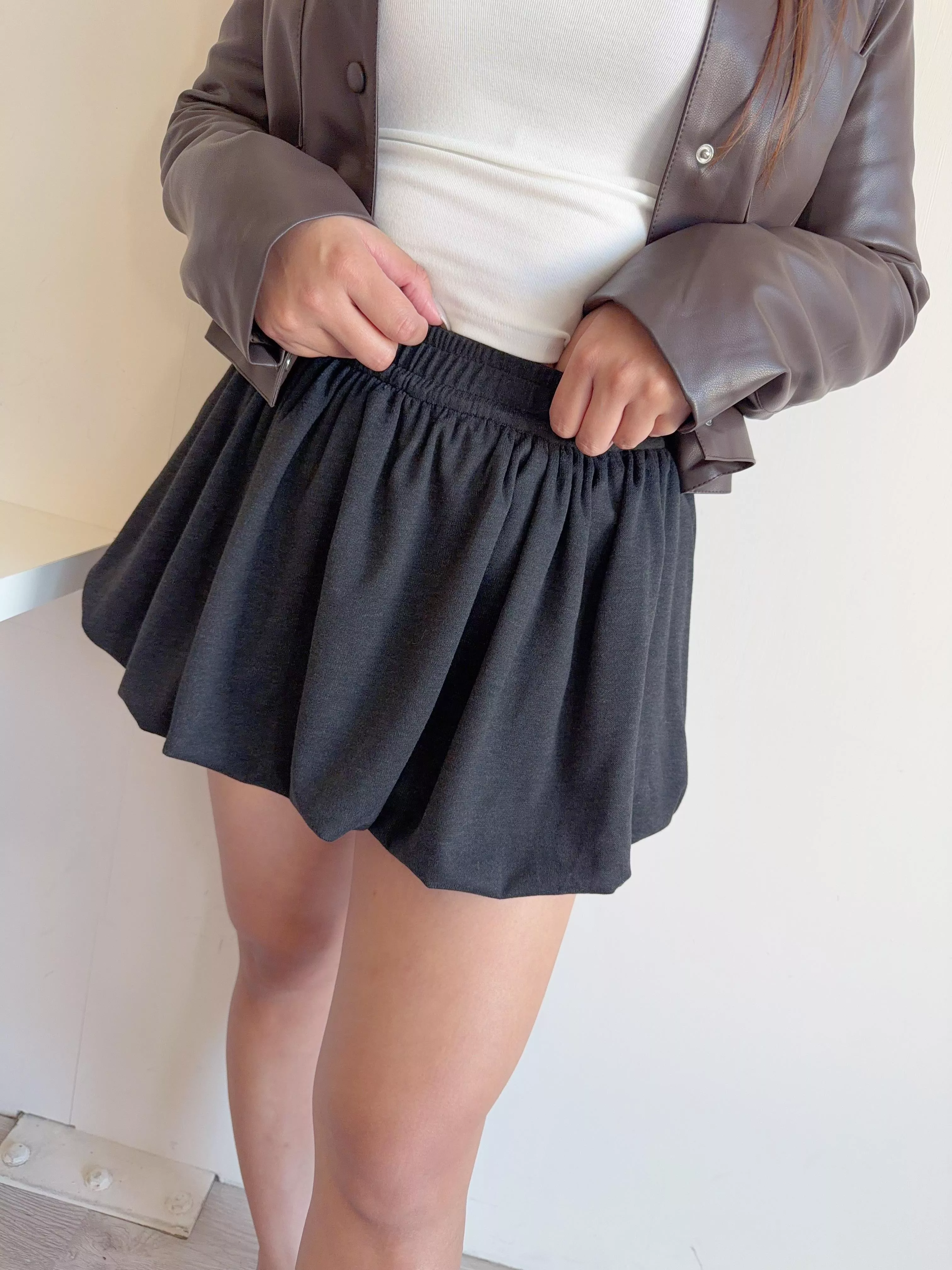 糯米蓬蓬燈籠短裙