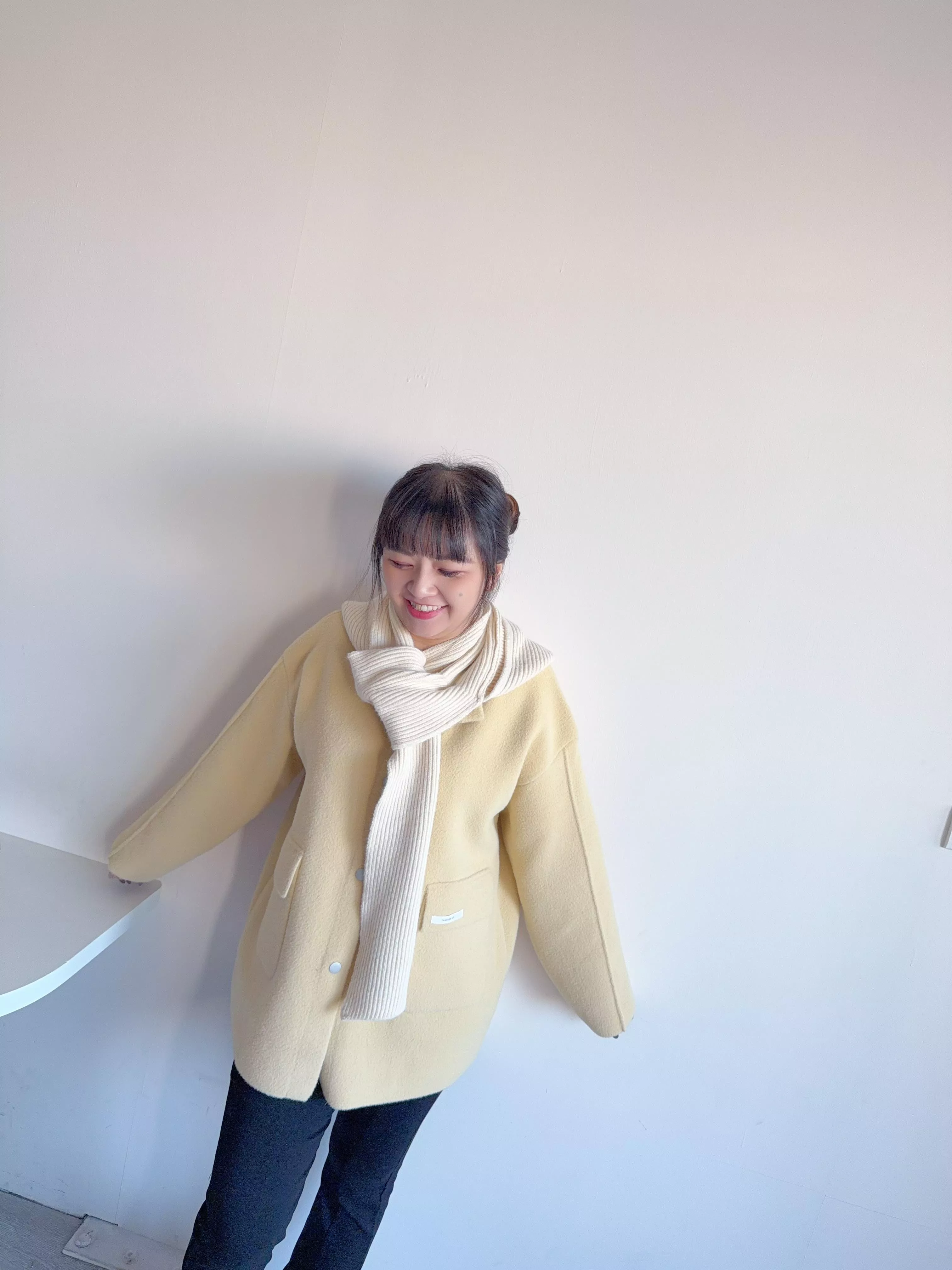 長版大口袋標籤外套