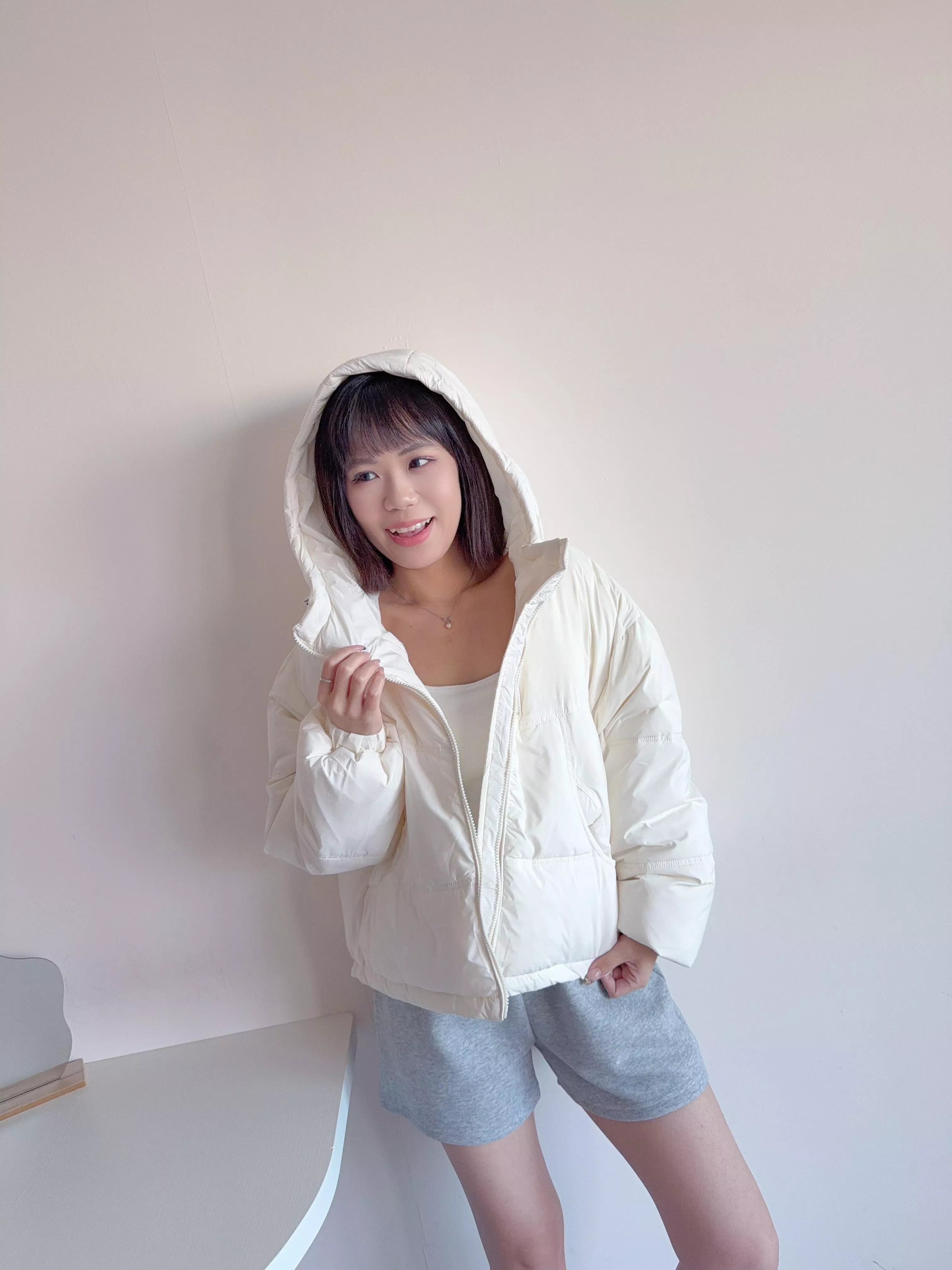 連帽口袋羽絨外套