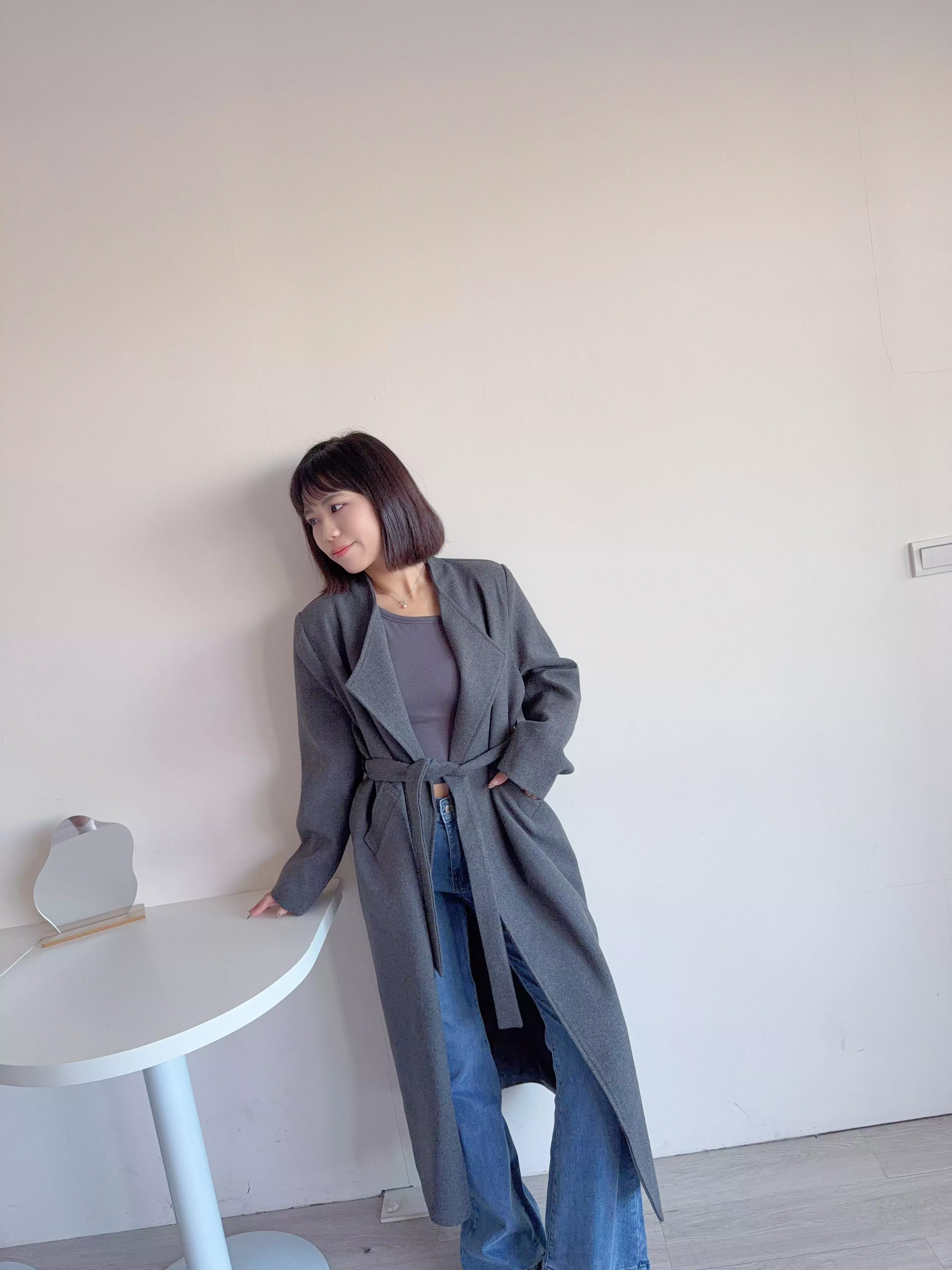 翻領歐尼長大衣