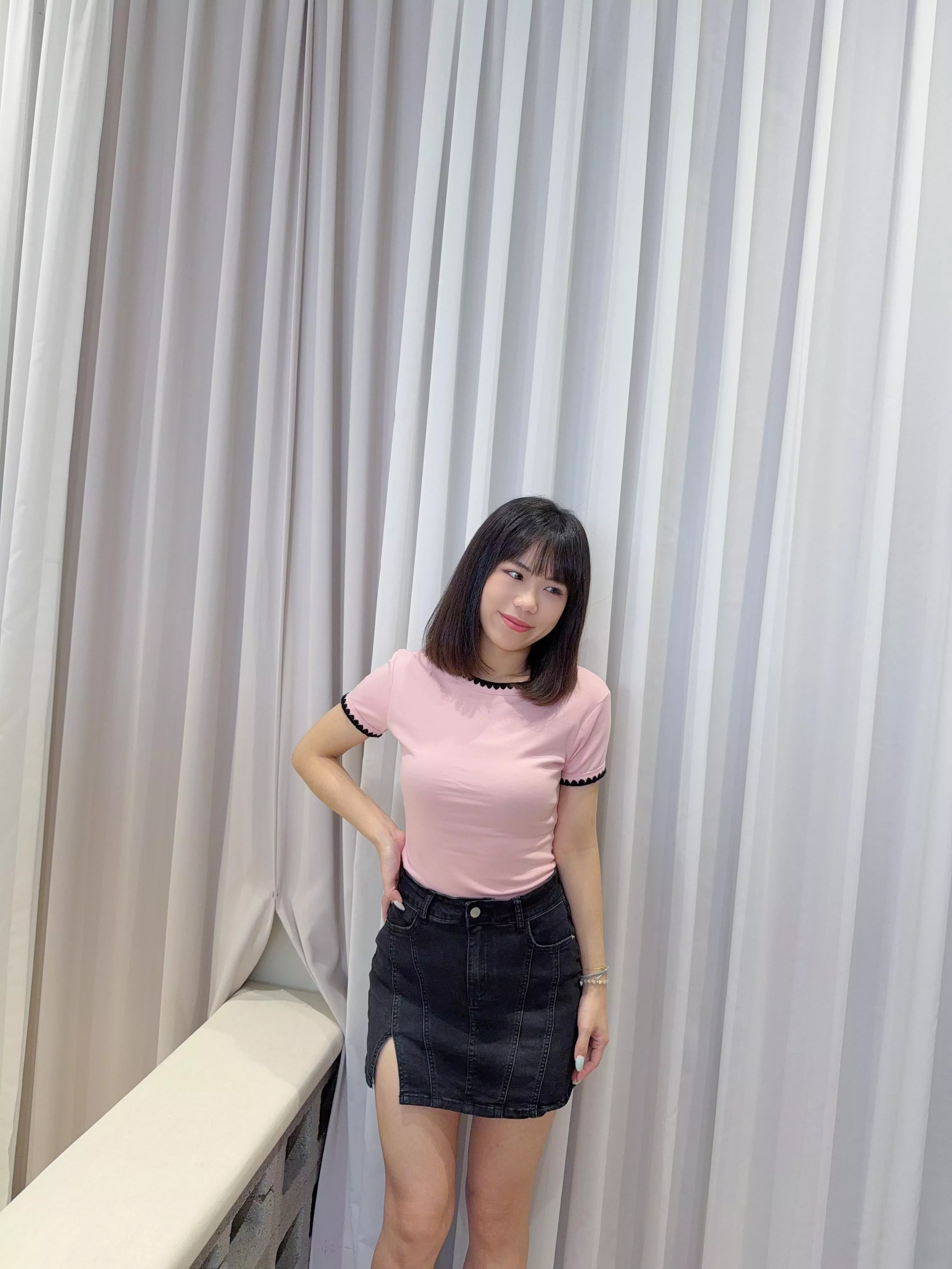 花邊配色造型Tee